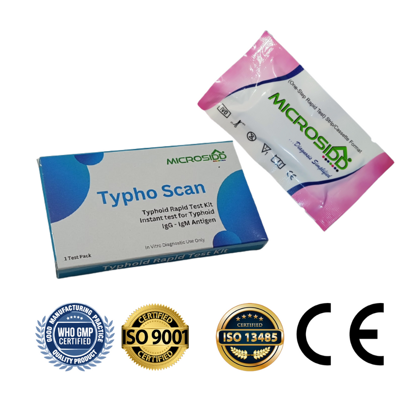 Typho Scan Typhoid Test Kit Mono Pack