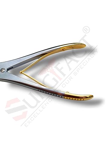 Surgifact Premium 9" Tungsten Carbide Wire Cutter Angled Jaw for Clean and Precise Cuts - Durable TC Cutting Tool