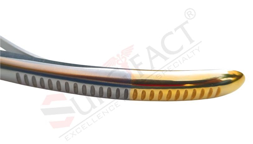 Surgifact Premium 10" Tungsten Carbide Wire Cutter Angled Jaw for Clean and Precise Cuts - Durable TC Cutting Tool