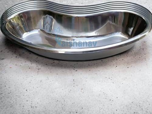 Vaishanav Medical-Grade 12-Inch Kidney Tray Set of 4 - Premium Stainless Steel Kidney Dishes - Sterilizable Hospital Instruments"