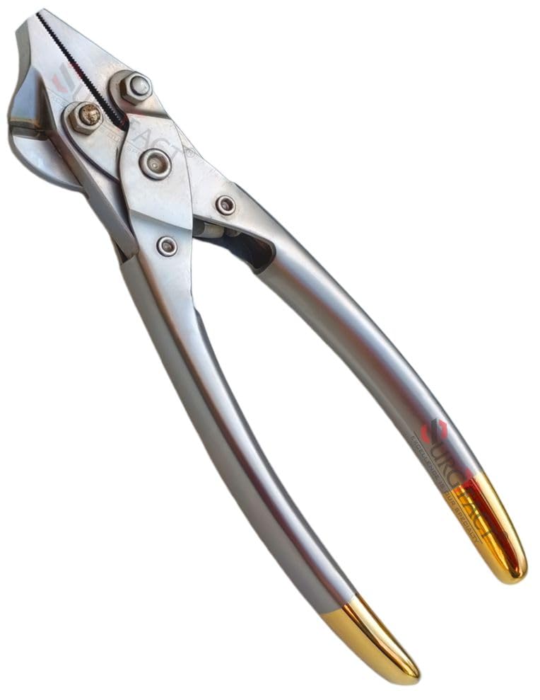 Surgifact Professional 8-Inch Orthopedic TC Wire Cutter Cum Plier - Precision Surgical Instrument for Orthopedic Procedures