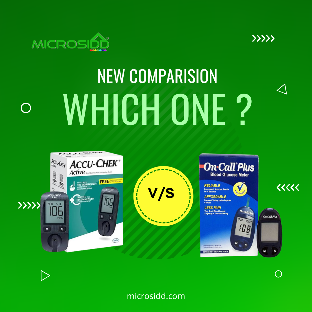 OnCall Plus vs Accu-Chek Active Glucometer Comparison (2026)