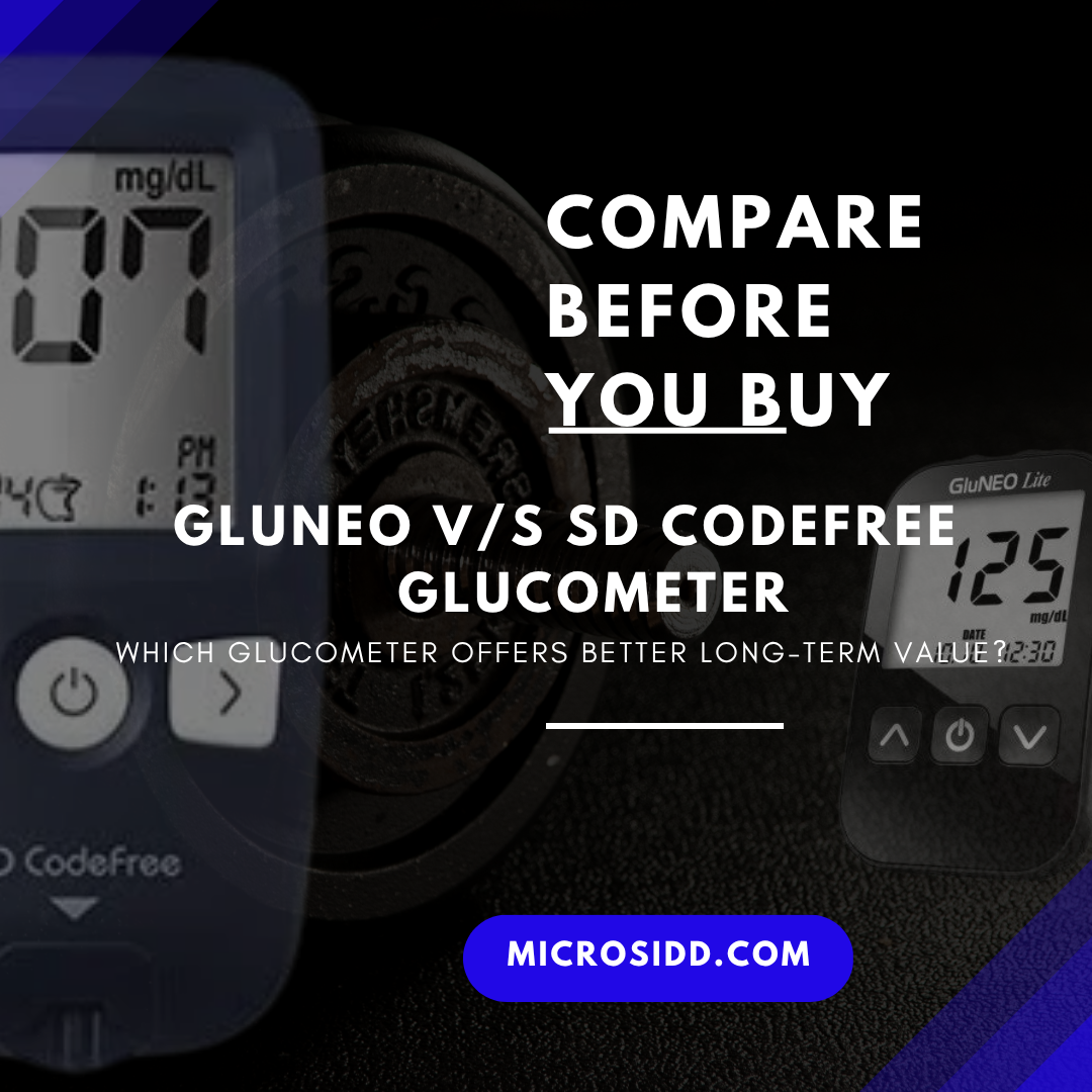SD CodeFree vs GluNEO Glucometer Comparison (2026)