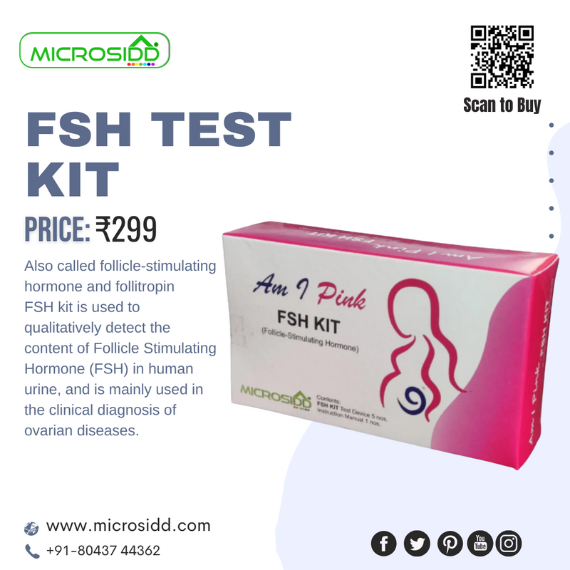 What is FSH test kit how it works?