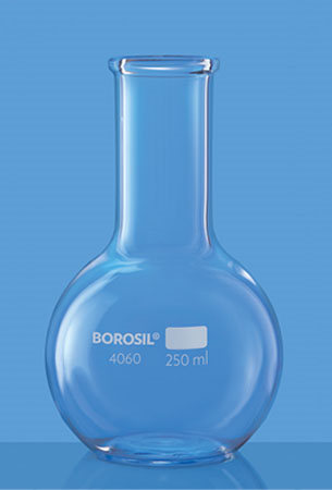 Borosil Glass Flat bottom Flask 4060