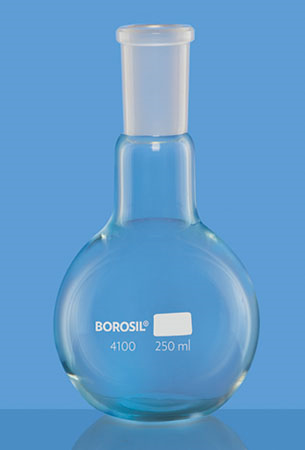 Borosil Glass Flat bottom Flask 4100