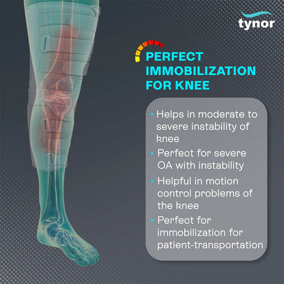 Tynor Knee Immobilizer 19 Inch 48cm | S-XXL | Buy Online