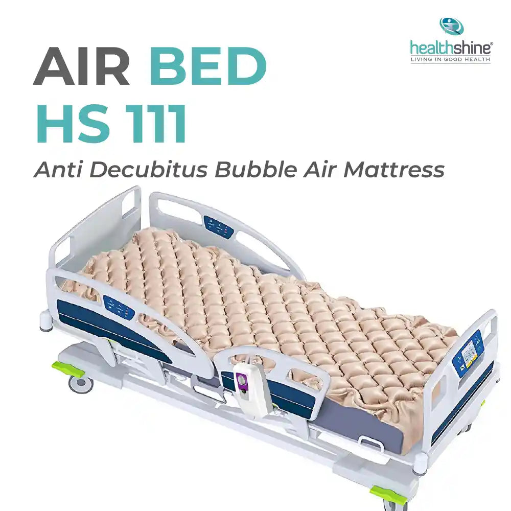 Healthshine Air Bed (Air-B) | Anti-Decubitus Alternating Pressure Air Mattress with Electric Pump | Bubble Air Bed for Bedsore Prevention