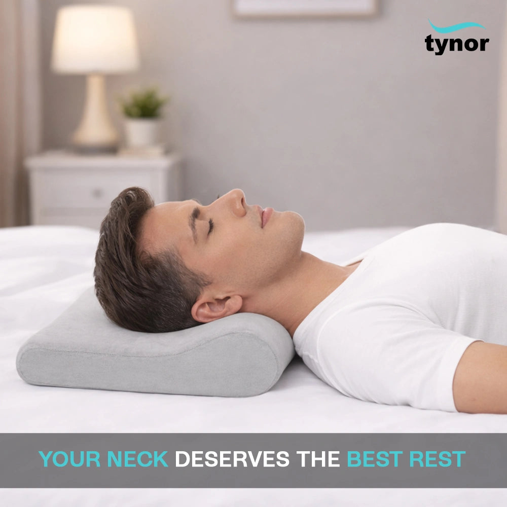 Tynor Cervical Pillow B08 | Neck Support Pillow | Microsidd