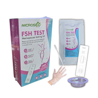 FSH Test Kit, Menopause Testing Kit with 3 Tests with Gloves and Sample Tray