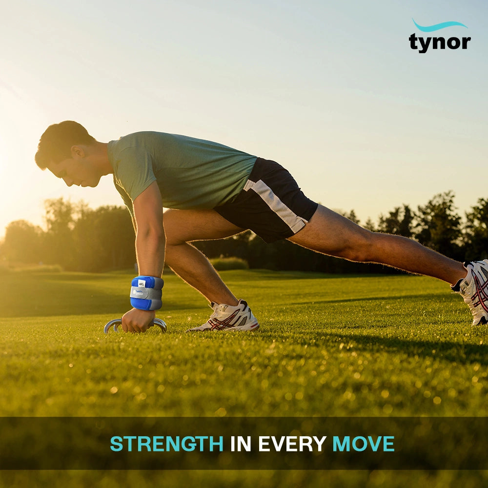 TYNOR Weight Cuff – Wrist & Ankle Resistance Weight for Physiotherapy, Rehabilitation & Strength Training