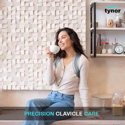 Tynor Clavicle Brace with Velcro | C-05 Collarbone & Shoulder Support | Adjustable Clavicle Brace | S, M, L, XL, XXL
