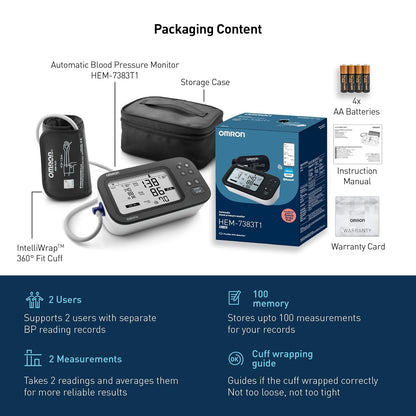 Omron HEM-7183T-AP Smart BP Monitor with Bluetooth | Buy Online