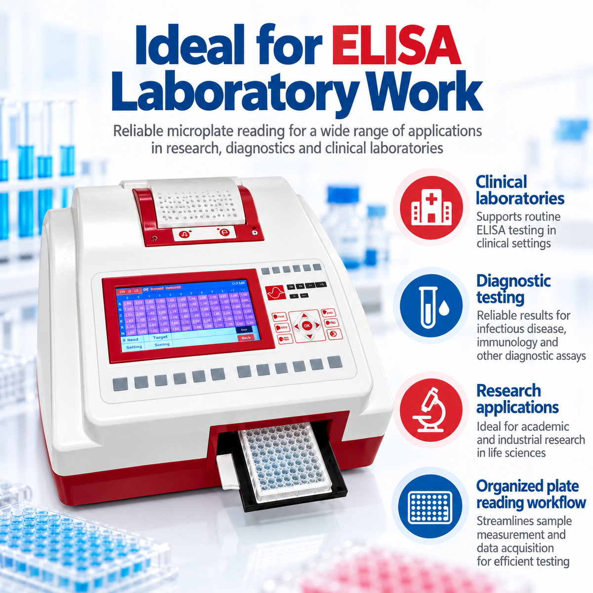 ALTA ELISA Microplate Reader | Athenese ELISA Reader | Microsidd