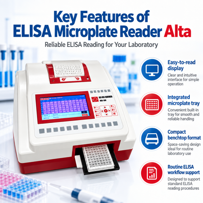 ALTA ELISA Microplate Reader | Athenese ELISA Reader | Microsidd