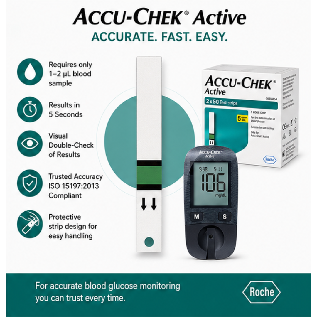 Accu-Chek Active Test Strips Features and Compatibility