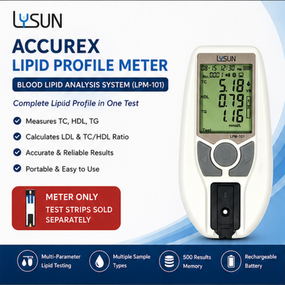 Accurex Lipid Profile Meter / Blood Lipid Analysis System