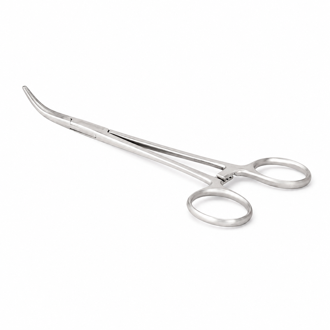 Microsidd Artery Forceps 8 Inch Curved | Stainless Steel Hemostatic Forceps