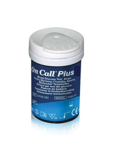 ACON On Call Plus Glucometer Test Strips 50's Pack | Genuine Blood Glucose Test Strips for On Call Plus Glucometer | Free Delivery Across India