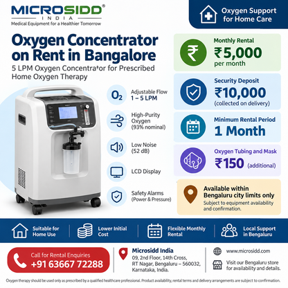 Oxygen concentrator on rent in Bangalore