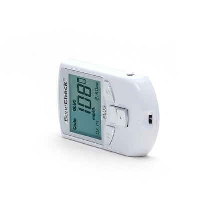 Accurex BeneCheck Plus Uric Acid Meter | Portable Uric Acid Monitoring System | Professional & Home Use Analyzer