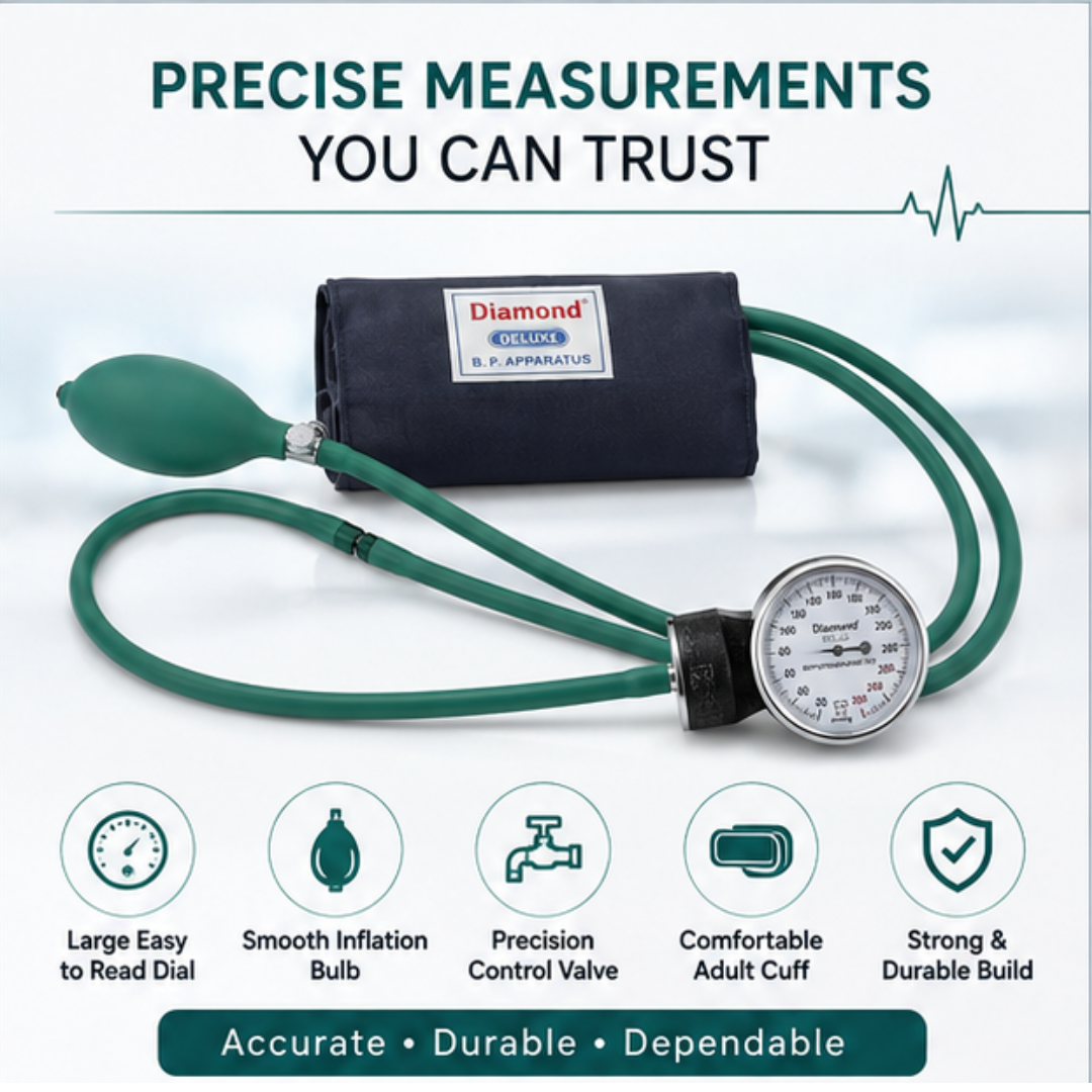 Buy Diamond Dial Deluxe BP Apparatus | Manual BP Monitor BPDL250