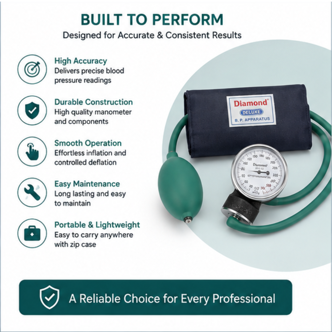 Buy Diamond Dial Deluxe BP Apparatus | Manual BP Monitor BPDL250