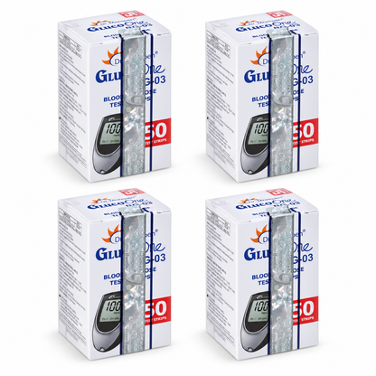 Dr. Morepen BG03 Test Strips 200 | 50×4 Packs | Microsidd