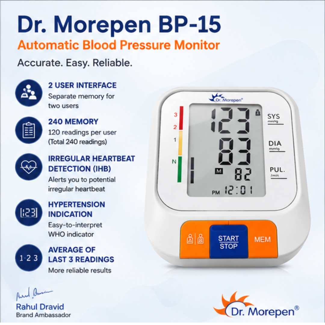 Dr. Morepen BP-15 Automatic Blood Pressure Monitor