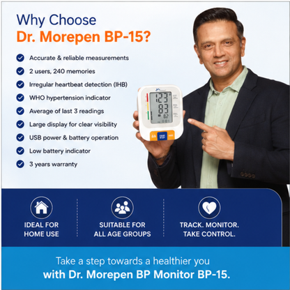 Dr. Morepen BP-15 Automatic Blood Pressure Monitor