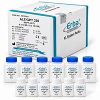 Erba ALT GPT 330 SGPT Reagent System Pack R1 6 x 44 ml R2 6 x 12.5 ml Modified IFCC method for Erba XL analyser