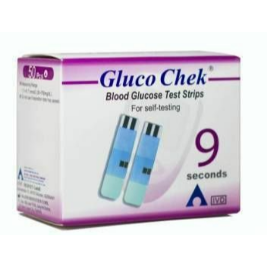 Glucochek glucometer test Strips 50's pack