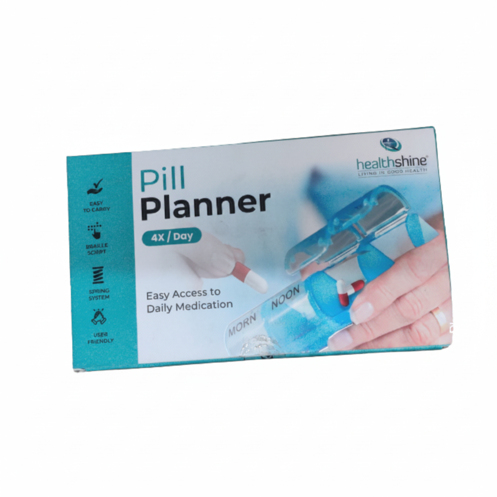 Pill Planner 4X Per Day – 7 Day Weekly Medicine Organizer