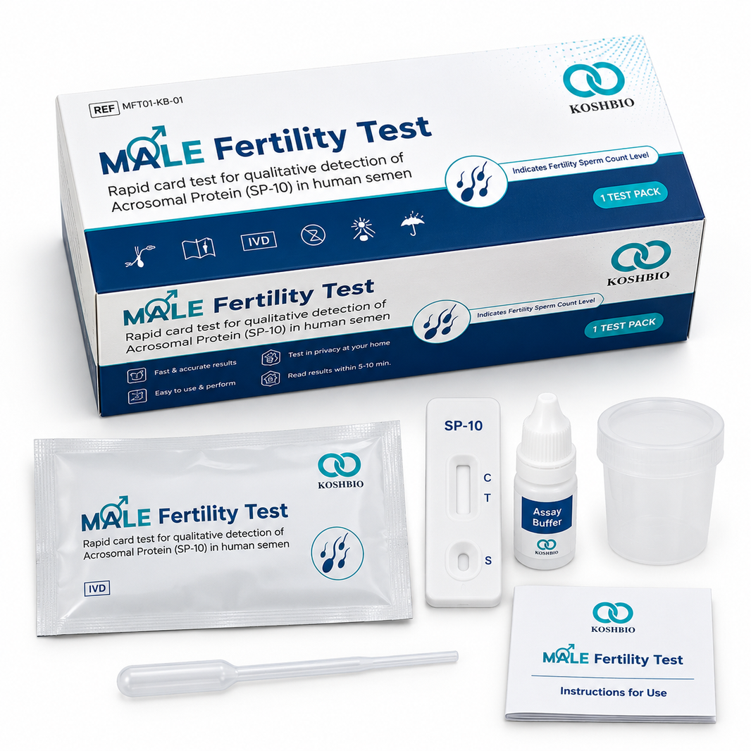 Koshbio Male Fertility Test SP-10 sperm concentration screening kit pack of 1
