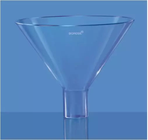 Borosil Glass Funnel 6220 – Laboratory Grade Borosilicate Glass Funnel for Filtration, Powder, Liquid Transfer & Chemical Handling