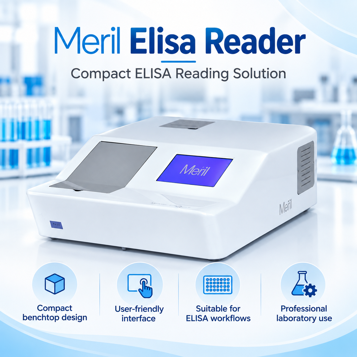 Meril EIAQuant ELISA Reader 96 Well | Microsidd India