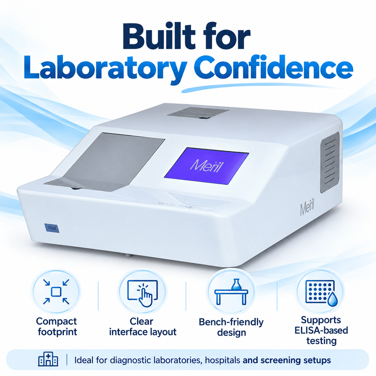 Meril EIAQuant ELISA Reader 96 Well | Microsidd India