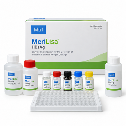 Meril MeriLisa HBsAg ELISA 96 Tests | Microsidd