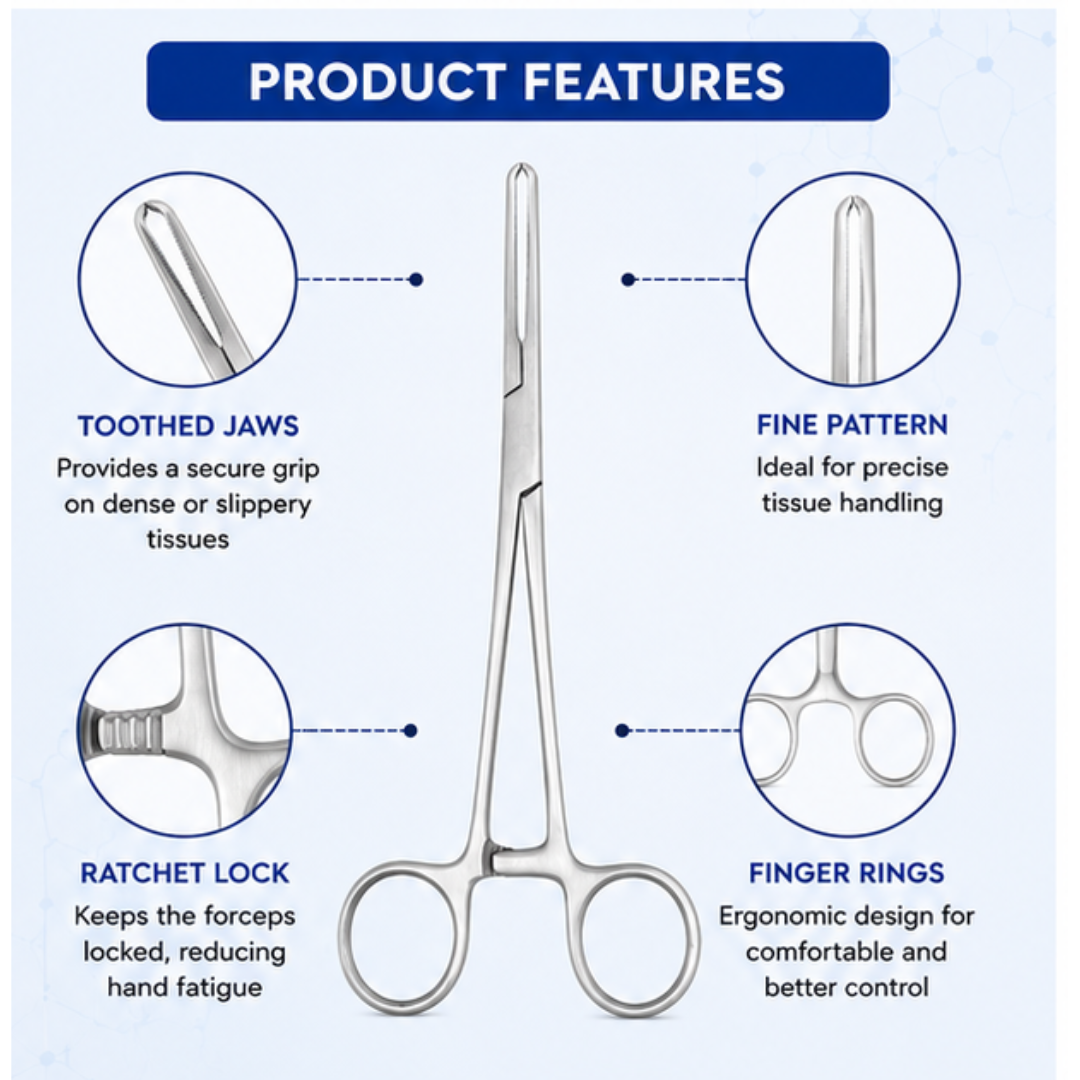 Microsidd Allis Tissue Forceps surgical uses