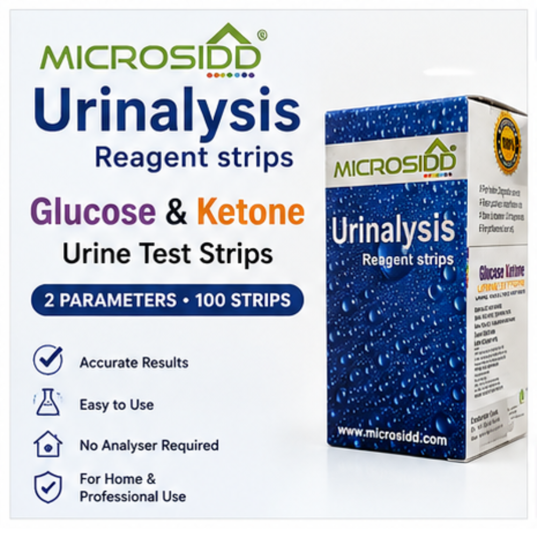 Microsidd Glucose Ketone Urine Test Strips