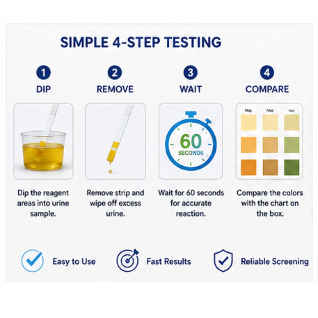 Microsidd Glucose Ketone Urine Test Strips