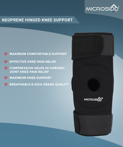 Microsidd Hinged Knee Brace made from Neoprene