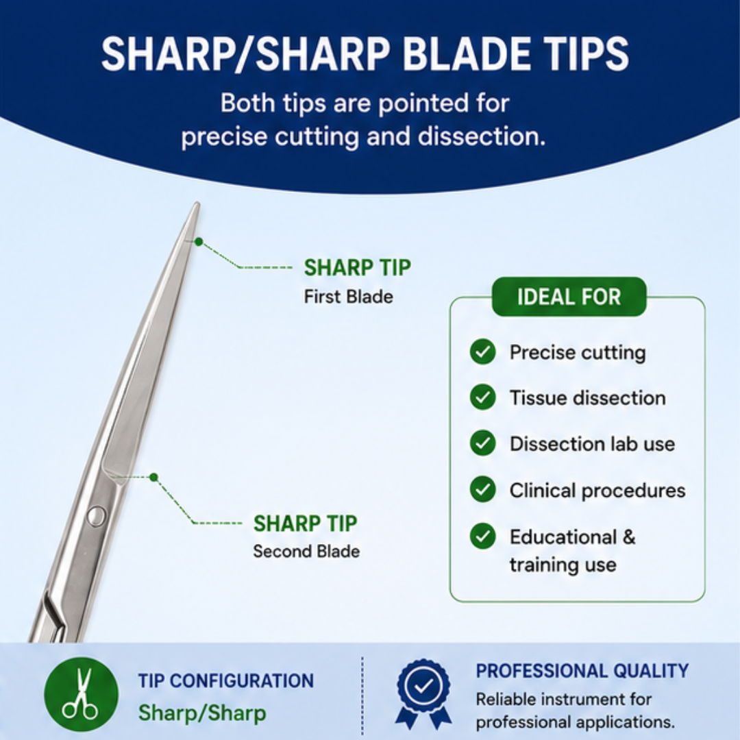 Dissecting Scissor 8 Inch Sharp/Sharp | Microsidd