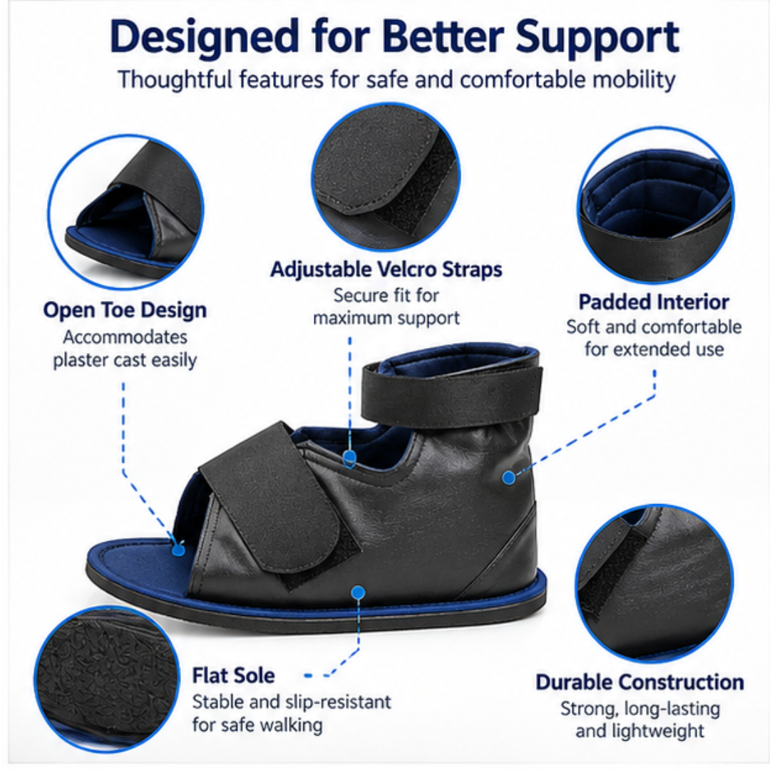Neolife Cast Shoe FA-03 for Plaster Cast | S-XL | Microsidd
