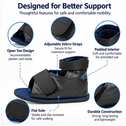 Neolife Cast Shoe FA-03 for Plaster Cast | S-XL | Microsidd