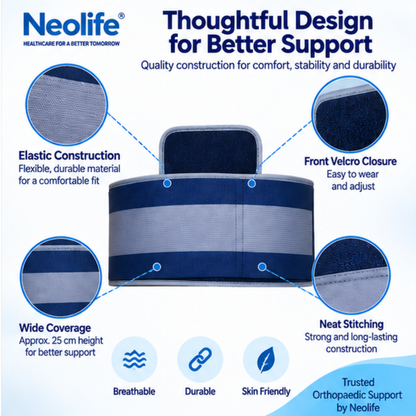 Neolife Rib Support FA-06 – Elastic Rib Belt for Chest & Rib Cage Support