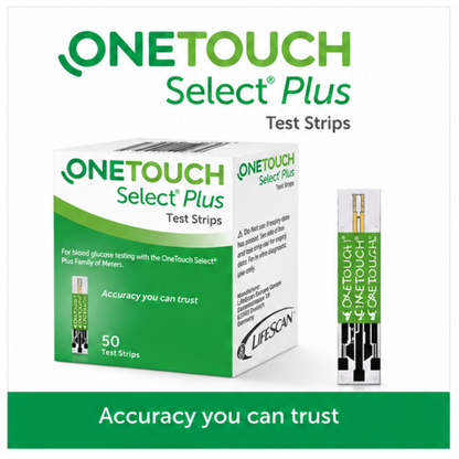 OneTouch Select Plus Test Strips 50 | Buy Online India
