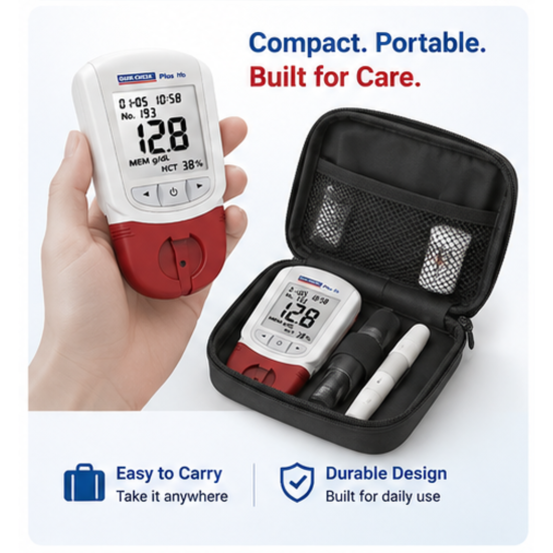 Quikchek Plus Hb Meter Hemoglobin Monitor from ACON