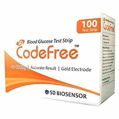 SD Codefree 50 Glucometer Strips