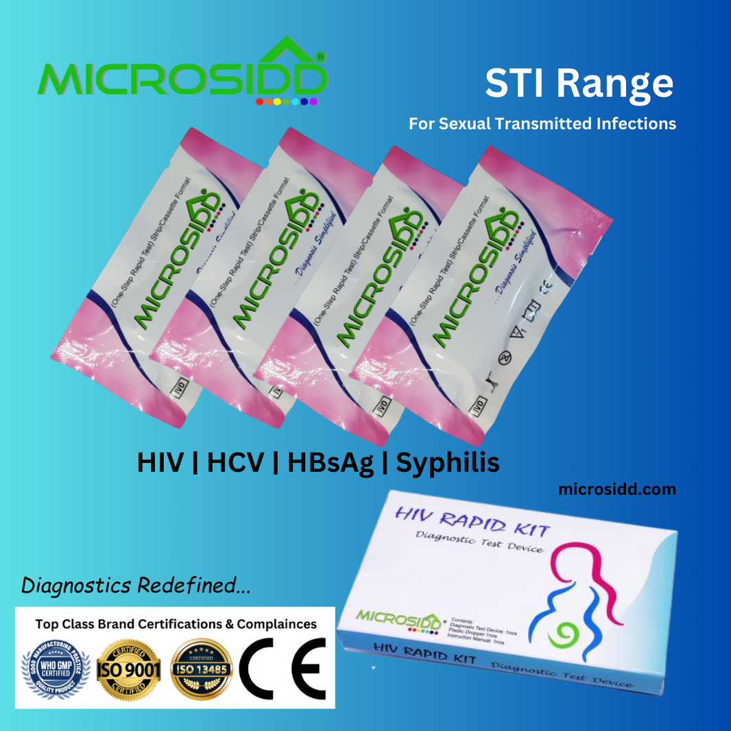 Complete STI HIV HCV HBV Test Kit Combo